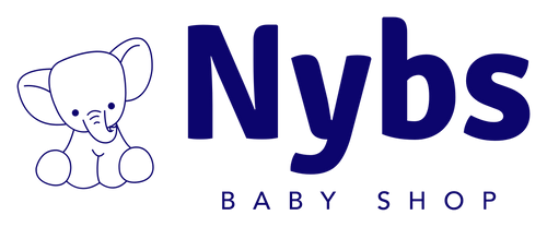 Présentation du logo nybs en bleu. 